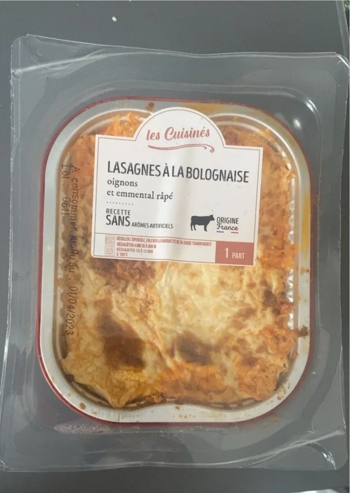 Lasagnes à la bolognaise