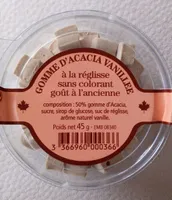 Gomme d'acacia vanillée