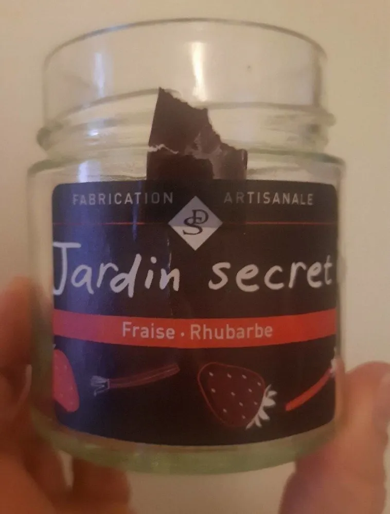 Confiture fraise rhubarbe