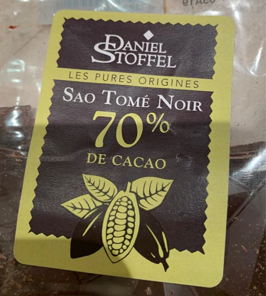 Chocolat noir Sao tomé noir 70%