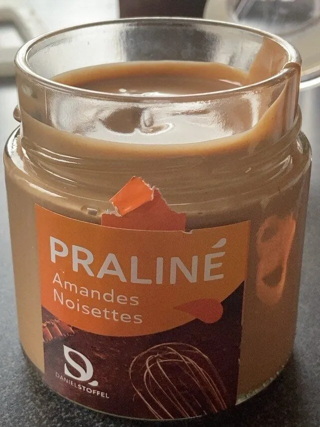 praliné amandes noisettes