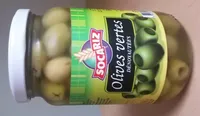 Olives vertes dénoyautées