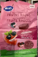 Galettes de riz et fruits rouges