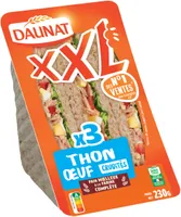 Sandwich thon oeuf crudites XXL