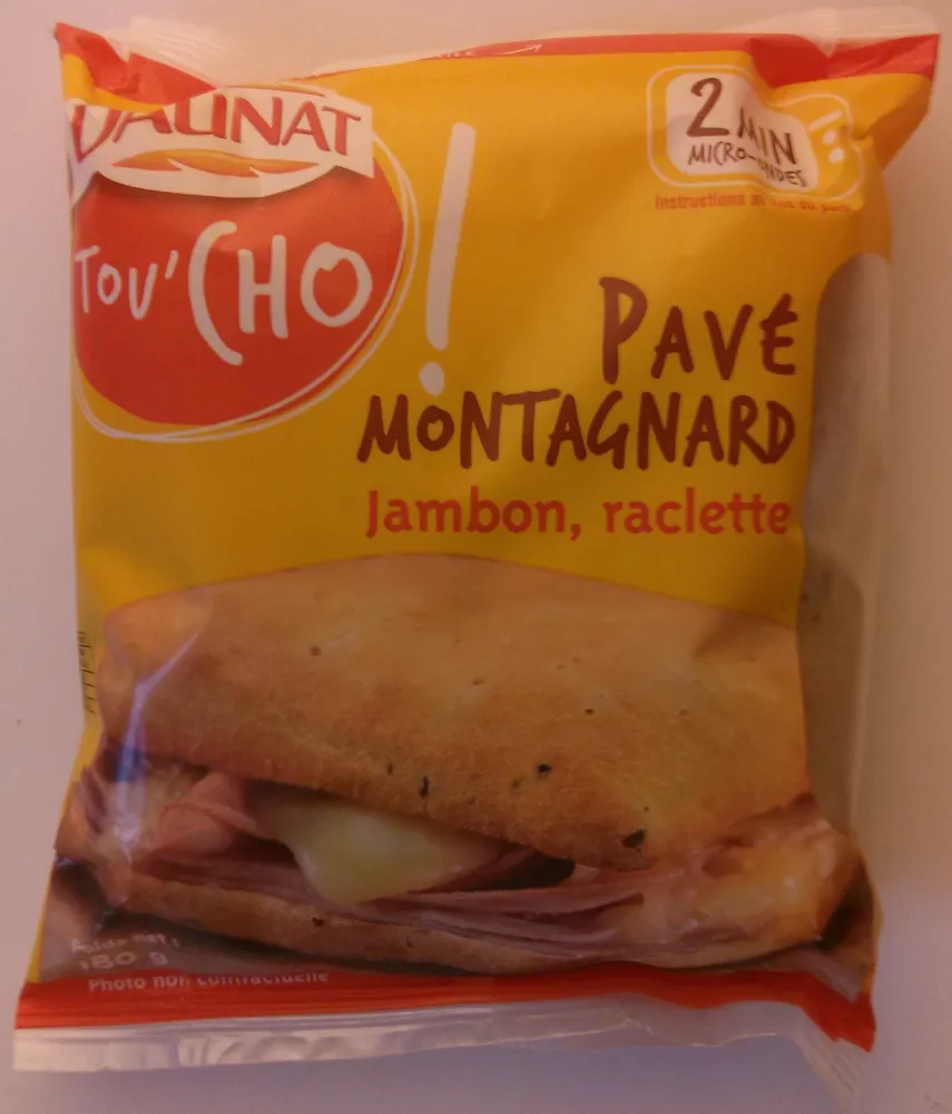 Pavé montagnard jambon, raclette