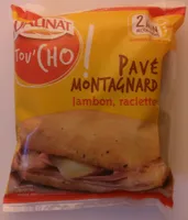 Pavé montagnard jambon, raclette