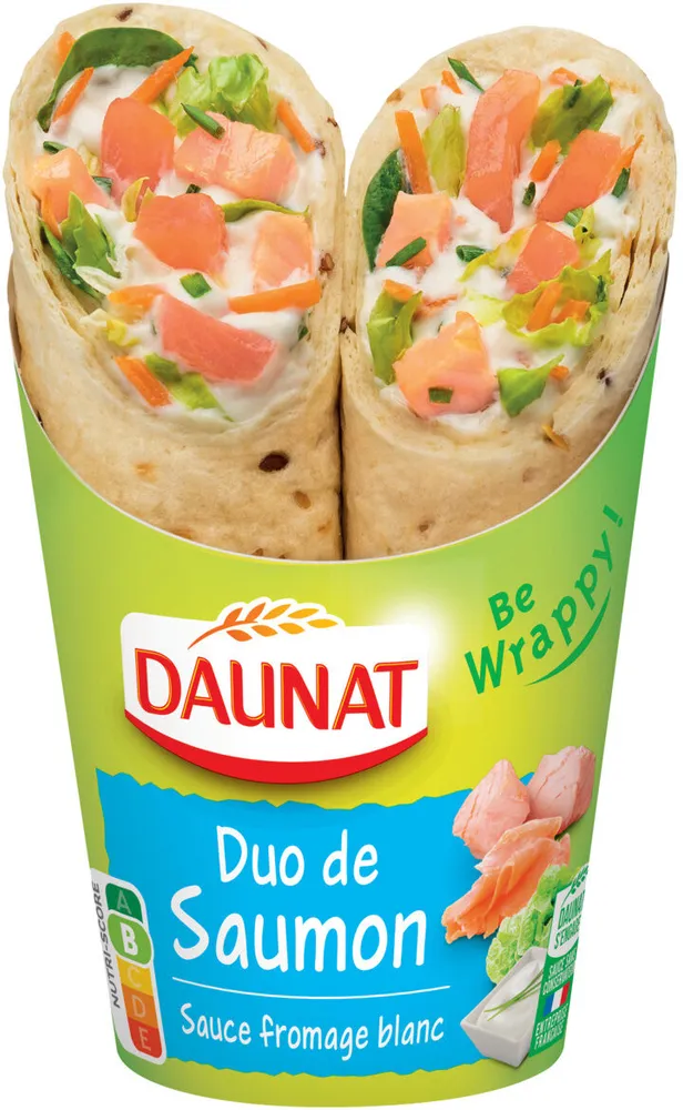 Duo de saumon, sauce fromage blanc