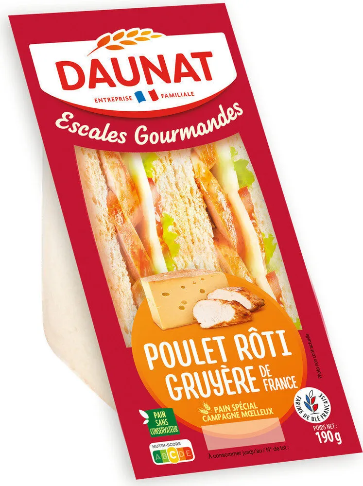 ESCALES GOURMANDES Poulet rôti gruyère de France