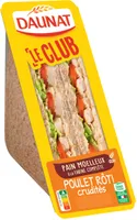 Club poulet rôti crudités