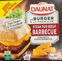 Le burger à la française - Steak pur Bœuf Barbecue