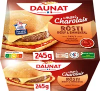 BURGER LE ROSTI BOEUF EMMENTAL