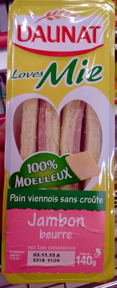 Loves Mie Jambon Beurre