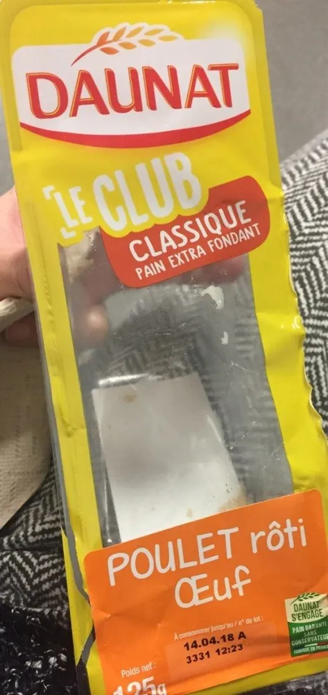 Club Poulet Roti Oeuf