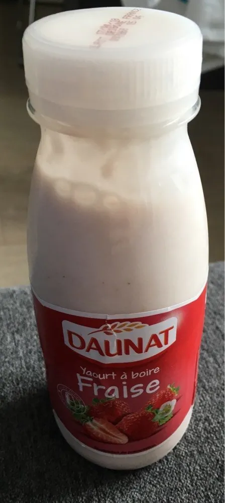 Yaourt à boire à la fraise
