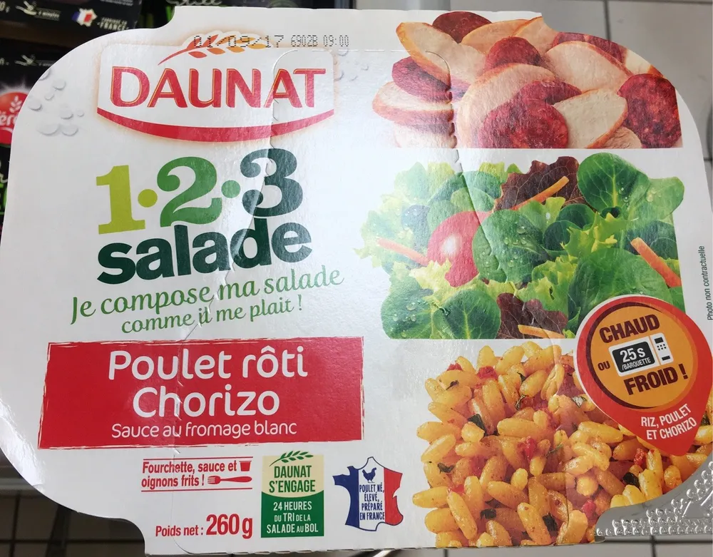 Salade Poulet Rôti Chorizo