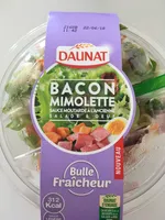 Salade Bacon Mimolette Sauce Moutarde à l'ancienne