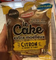 Le cake extra moelleux, citron et graines de pavot
