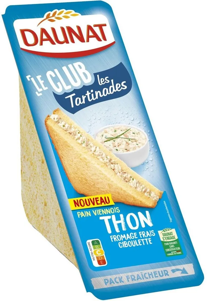 Les tartinades thon fromage frais ciboulette