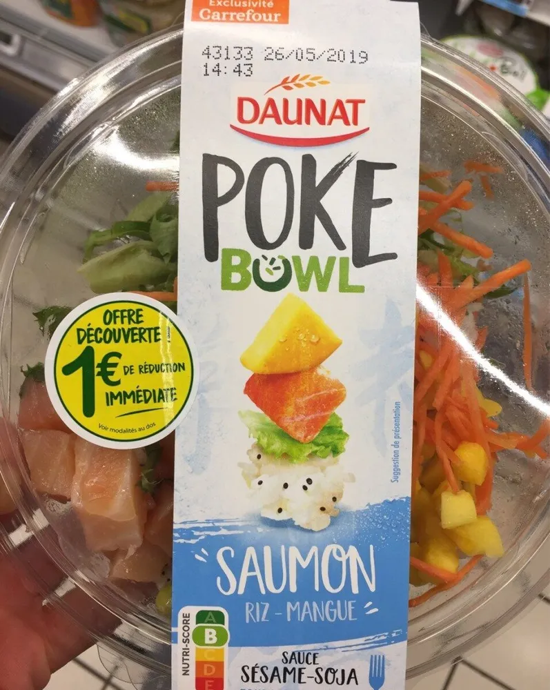 Poke bowl saumon