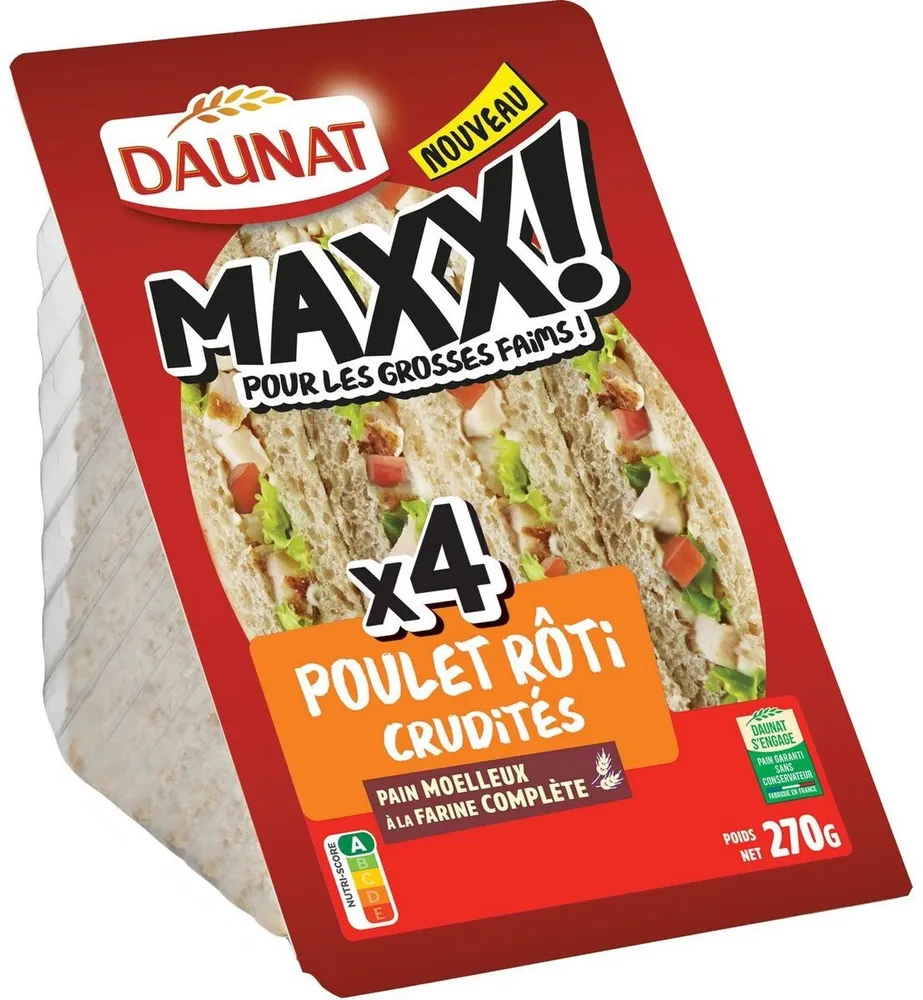 Maxx! Poulet rôti crudités
