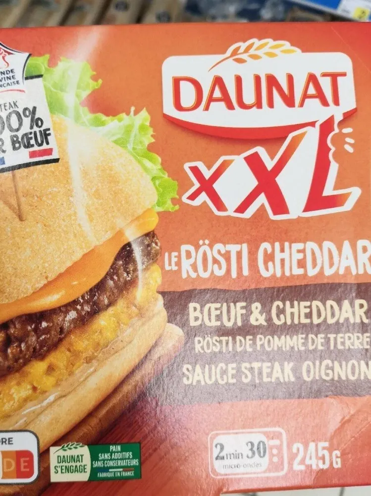 Daunat rosti cheddar xxl