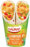 Le chicken cheddar wrap