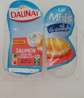 Les minis tartinades - Daunat - Saumon fromage frais concombre aneth