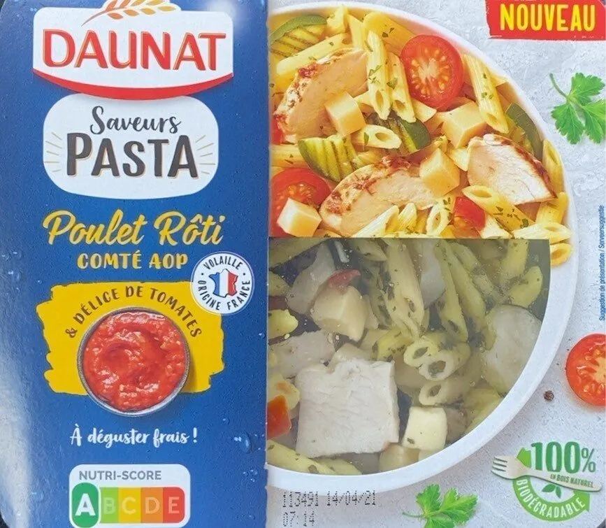 Saveur Pasta Poulet Rôti Comté
