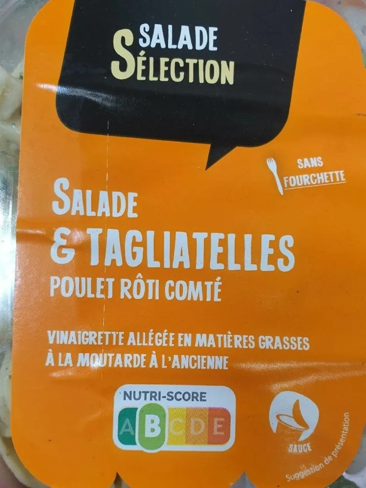 salade tagliatelles poulet roti