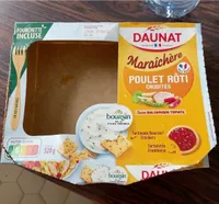 Salade maraîchère au poulet rôti crudités