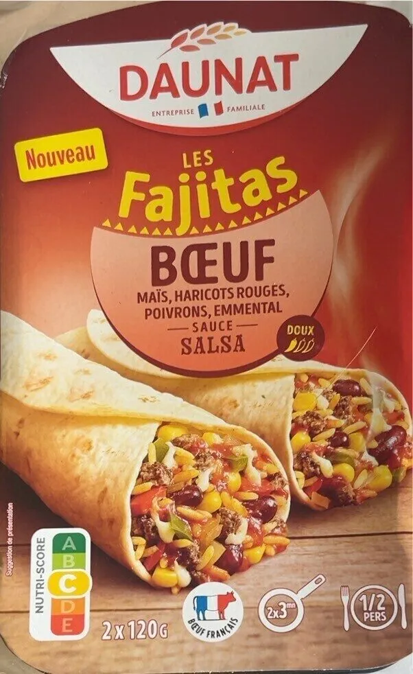 Les fajitas boeuf