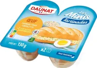 Les mini tartinades Oeuf Fromage frais