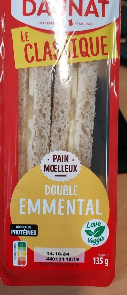LE CLASSIQUE PAIN MOELLEUX DOUBLE EMMENTAL