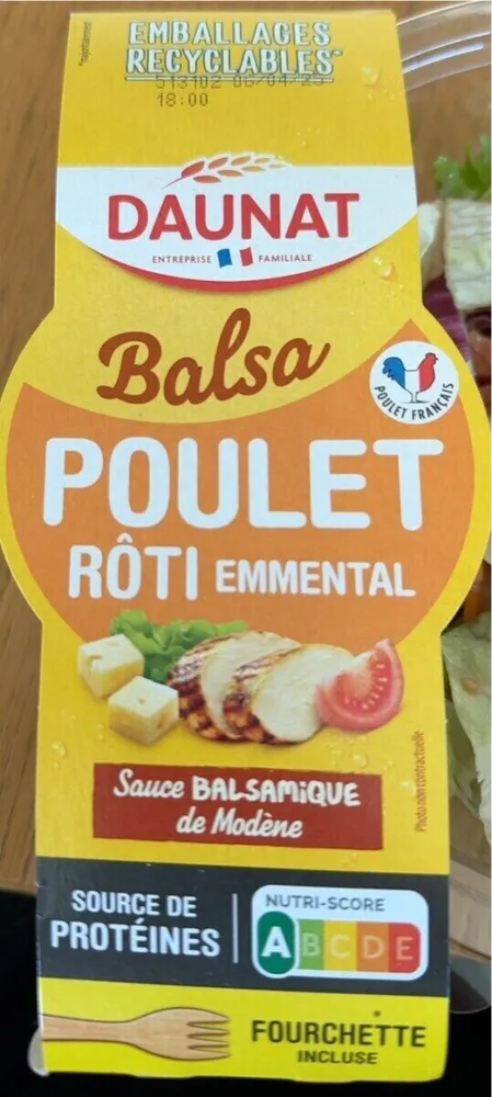 Balsa POULET RÔTI EMMENTAL