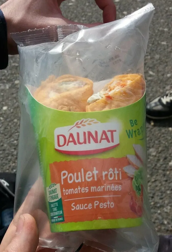 Wrap poulet rôti