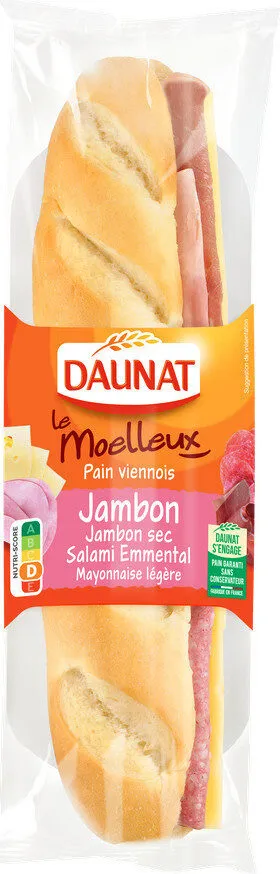 Le Moelleux Jambon de Pays Salami emmental