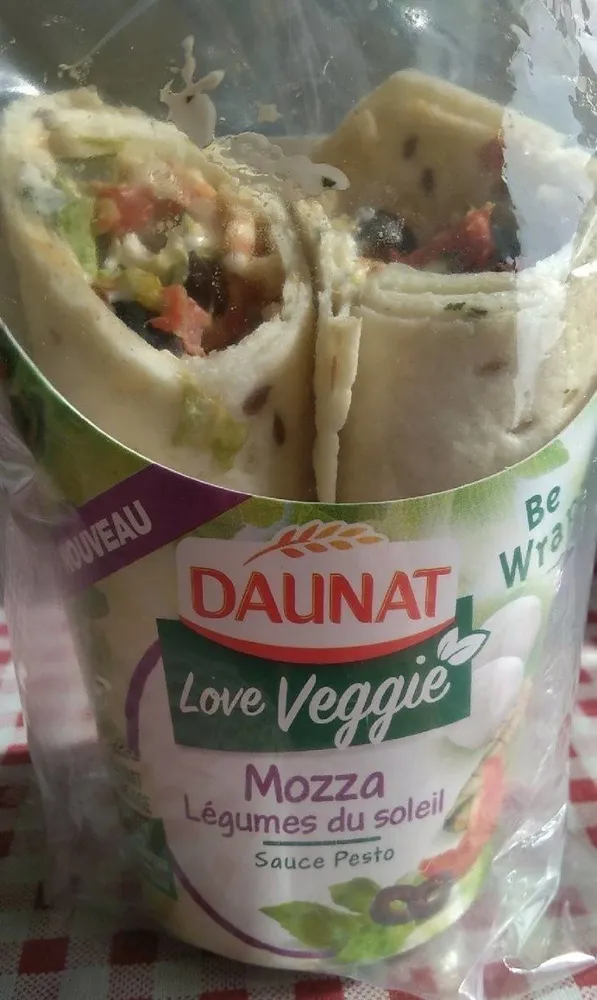 Love veggie mozza légumes du soleil sauce pesto
