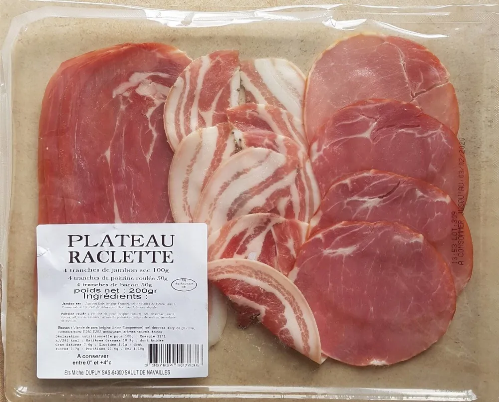 Plateau raclette