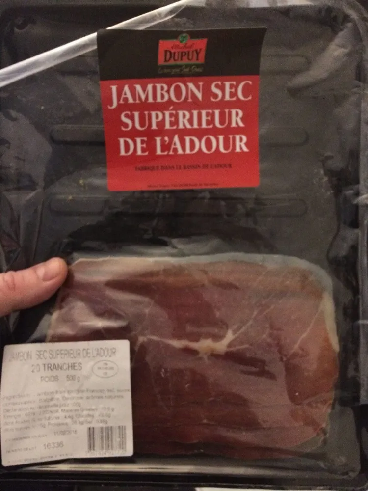 Jambon sec superieur de l’adour