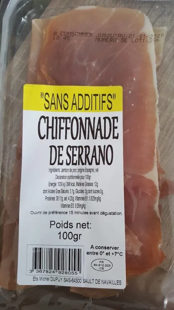 Chiffonnade de Serrano