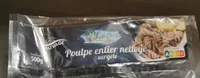 Poulpe entier nettoyé surgelé