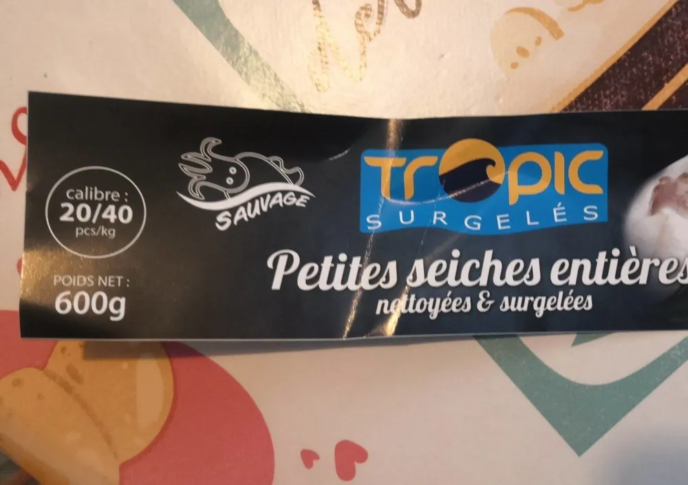 Petites seiches entières