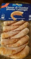 Queue de gambas géantes sauvages