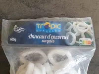 Anneaux d'encornet surgelés