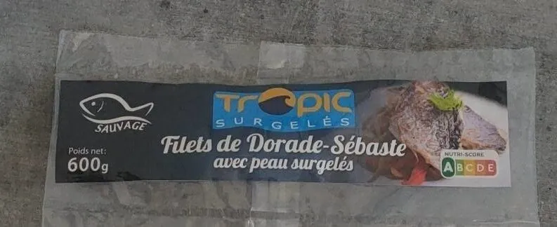 Filets de dorade-sébaste avec peau surgelés