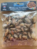Moules du Pacifique décortiquées cuites et congelées