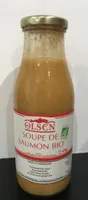 Soupe de saumon bio