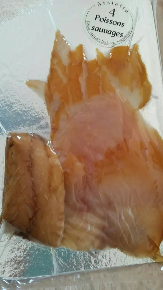 Assiette  4 poissons sauvages fumés