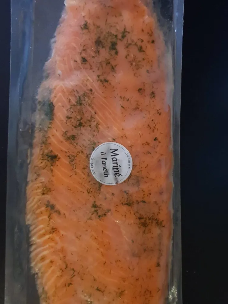Saumon mariné