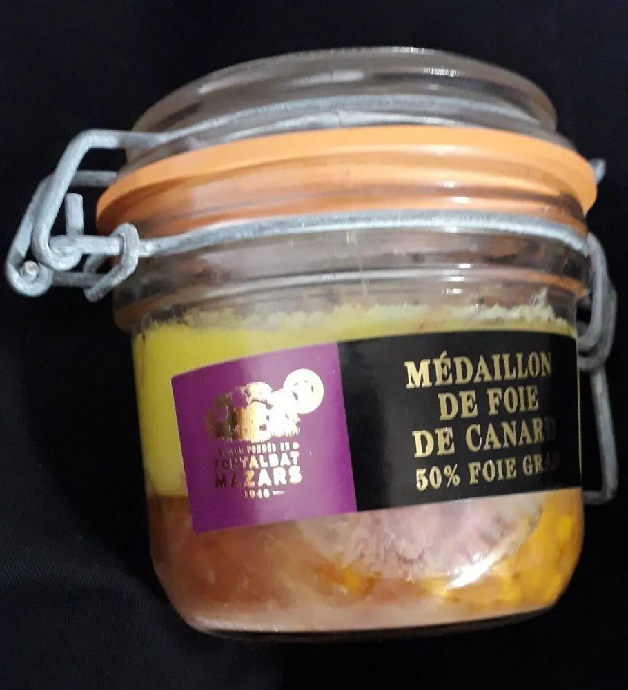 Médaillon de foie de canard 50% foie gras